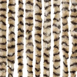 vidaXL - Deurgordijn - Beige - Polypropyleen