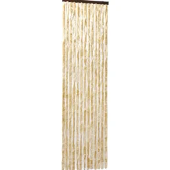 vidaXL - Deurgordijn - Beige - Polypropyleen - 90 x 200 cm