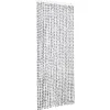 Raam En Deurhorren|Vliegengordijnen En Deurgordijnen-vidaXL - Deurgordijn - Grijs - Polypropyleen - 90 x 220 cm