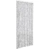 Raam En Deurhorren|Vliegengordijnen En Deurgordijnen-vidaXL - Deurgordijn - Grijs - Polypropyleen - 100 x 220 cm