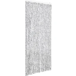 Raam En Deurhorren|Vliegengordijnen En Deurgordijnen-vidaXL - Deurgordijn - Grijs - Polypropyleen - 100 x 220 cm