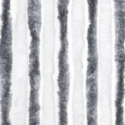 vidaXL - Deurgordijn - Grijs - Polypropyleen - 90 x 200 cm