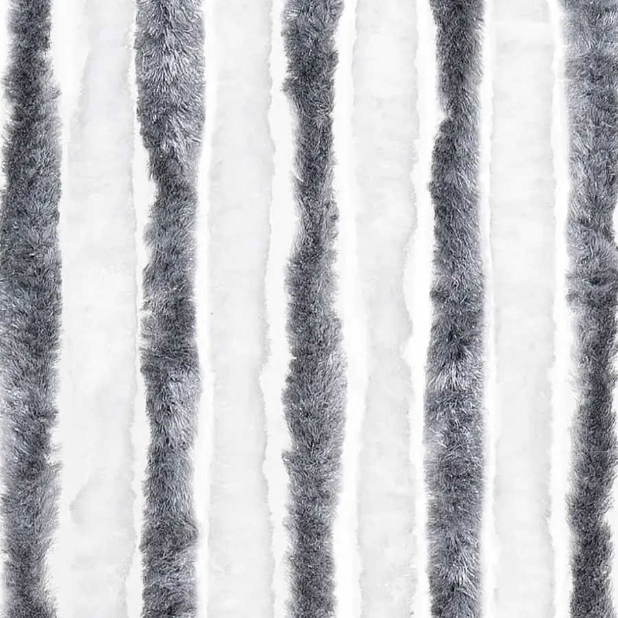 vidaXL - Deurgordijn - Grijs - Polypropyleen - 90 x 200 cm