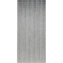 Raam En Deurhorren|Vliegengordijnen En Deurgordijnen-vidaXL - Deurgordijn - Grijs - Bamboe - 90 x 200 cm