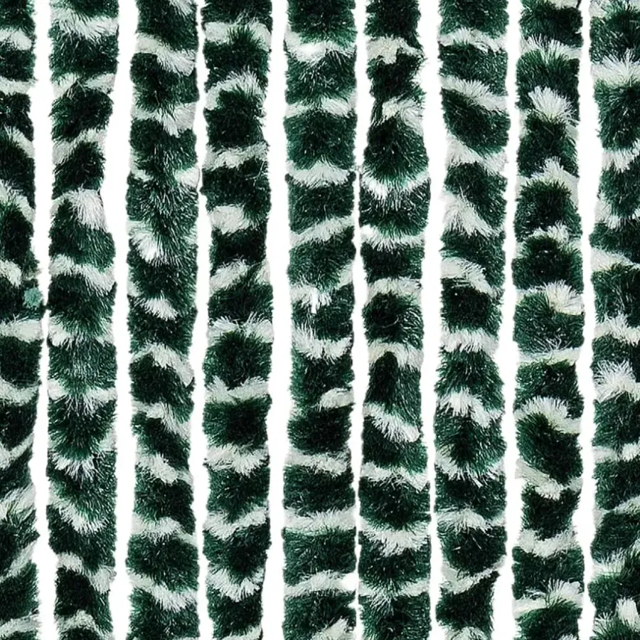 vidaXL - Deurgordijn - Groen - Polypropyleen - 90 x 220 cm