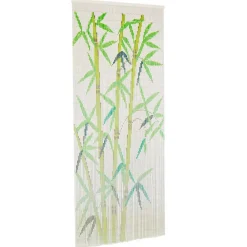 Raam En Deurhorren|Vliegengordijnen En Deurgordijnen-vidaXL - Deurgordijn - Multikleur - Bamboe - 90 x 200 cm