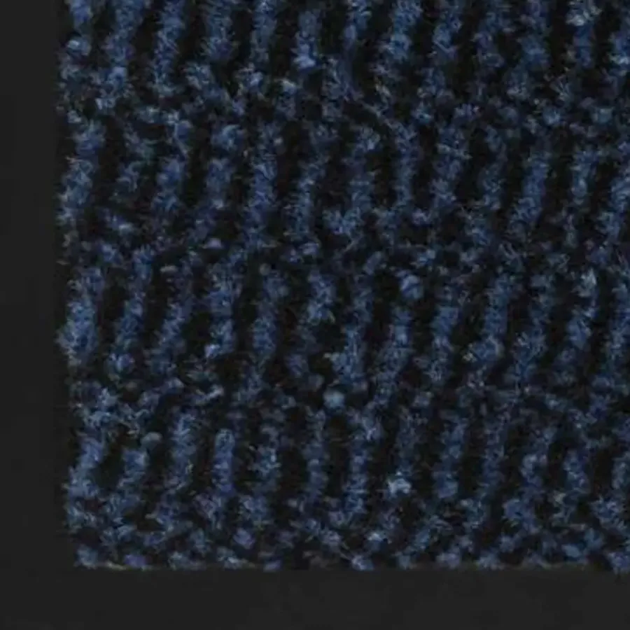 Deurmatten-vidaXL - Deurmat - Blauw - Stof - 40 x 60 cm