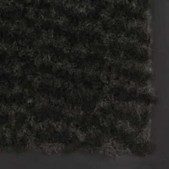 vidaXL - Deurmat - Zwart - Stof - 90 x 150 cm