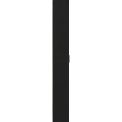 vidaXL - 2-deurs Kledingkast met planken - Hout - Zwart eiken - 55x25x189 cm