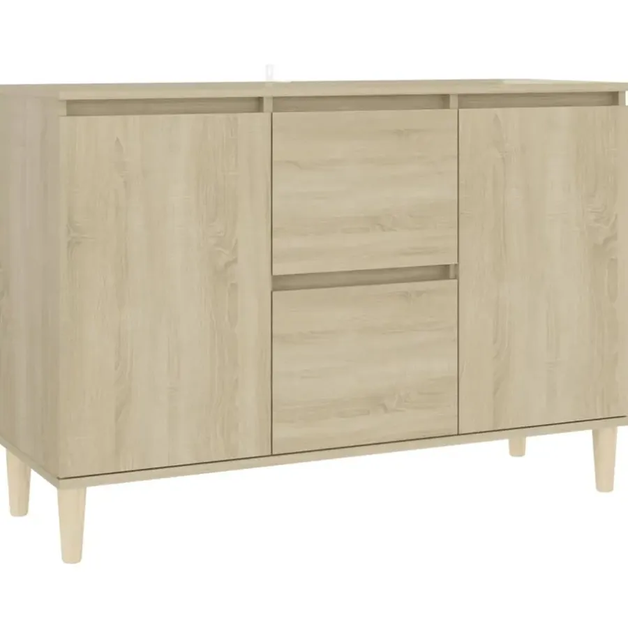 Dressoirs-vidaXL - Dressoir - Bruin - Bewerkt hout