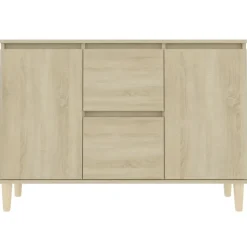 Dressoirs-vidaXL - Dressoir - Bruin - Bewerkt hout