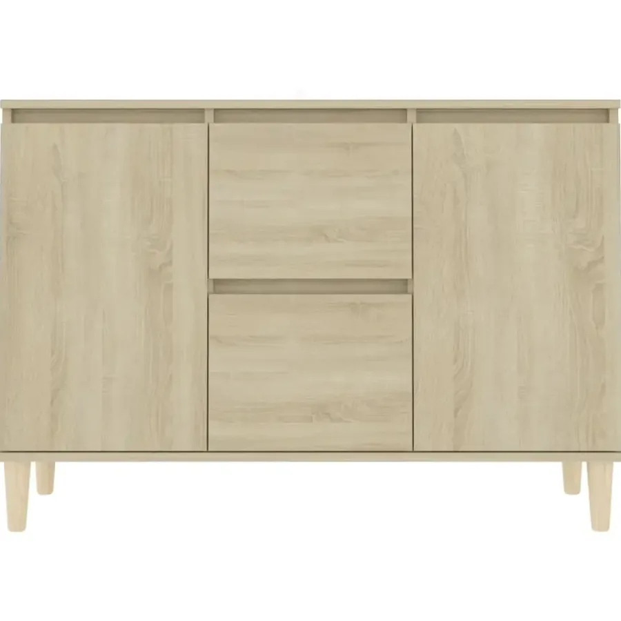Dressoirs-vidaXL - Dressoir - Bruin - Bewerkt hout