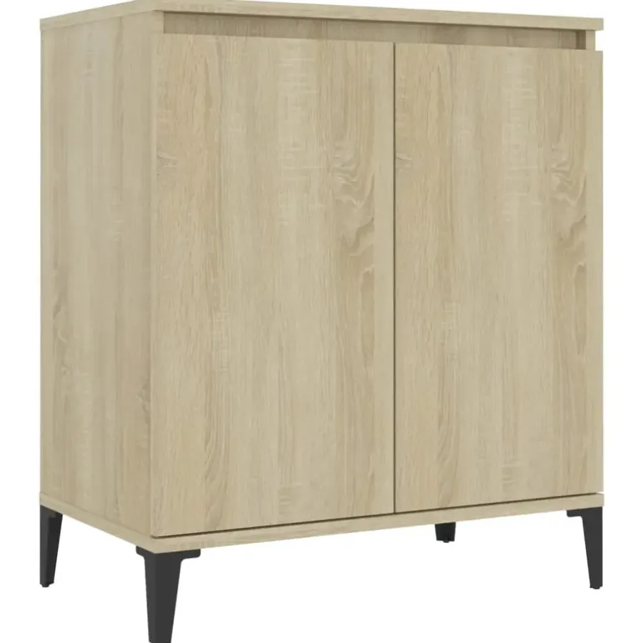 vidaXL - Dressoir - Bruin - Bewerkt hout