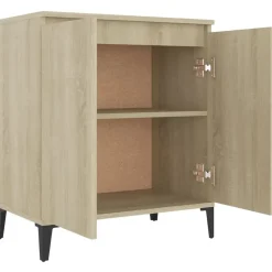 vidaXL - Dressoir - Bruin - Bewerkt hout