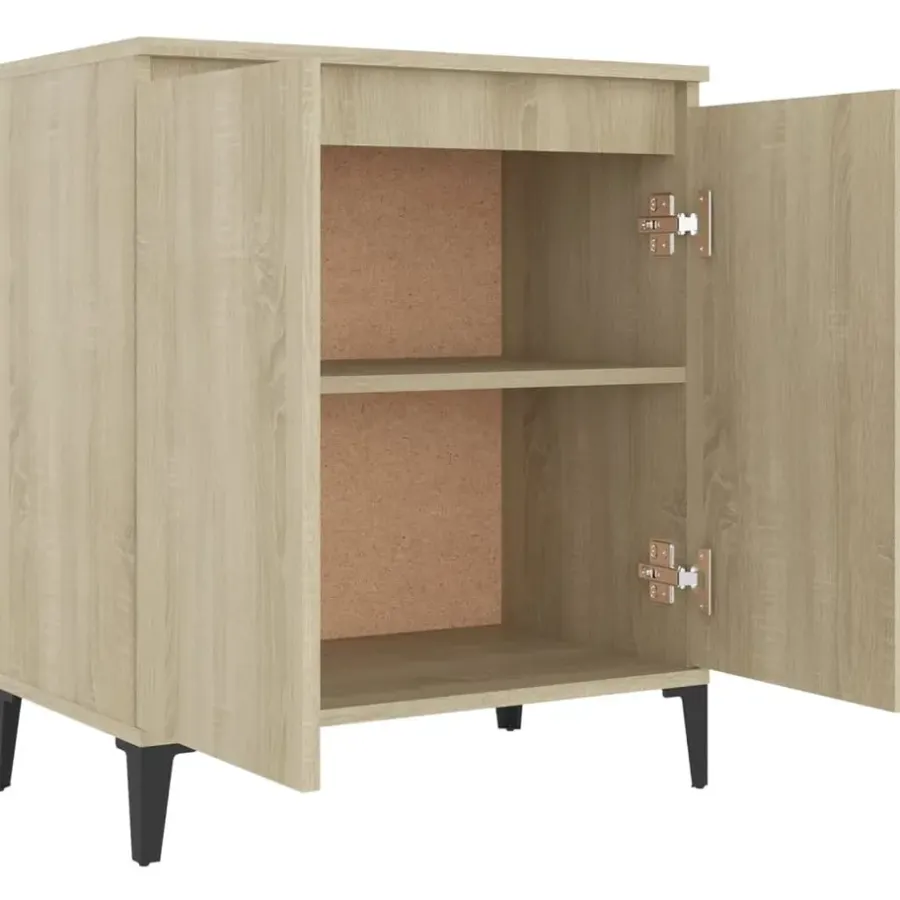 vidaXL - Dressoir - Bruin - Bewerkt hout