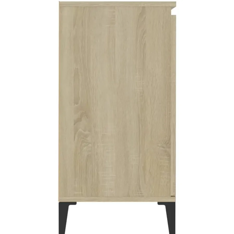 vidaXL - Dressoir - Bruin - Bewerkt hout
