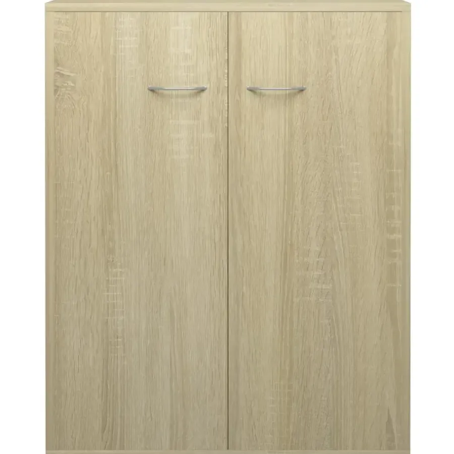 vidaXL - Dressoir - Bruin - Bewerkt hout