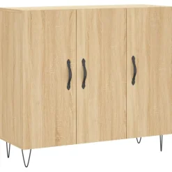 Dressoirs-vidaXL - Dressoir - Bruin - Bewerkt hout