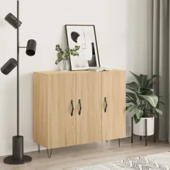 Dressoirs-vidaXL - Dressoir - Bruin - Bewerkt hout