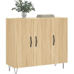 Dressoirs-vidaXL - Dressoir - Bruin - Bewerkt hout