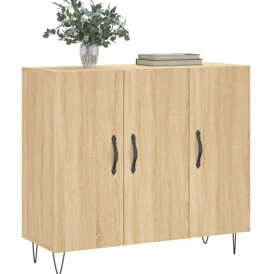 Dressoirs-vidaXL - Dressoir - Bruin - Bewerkt hout