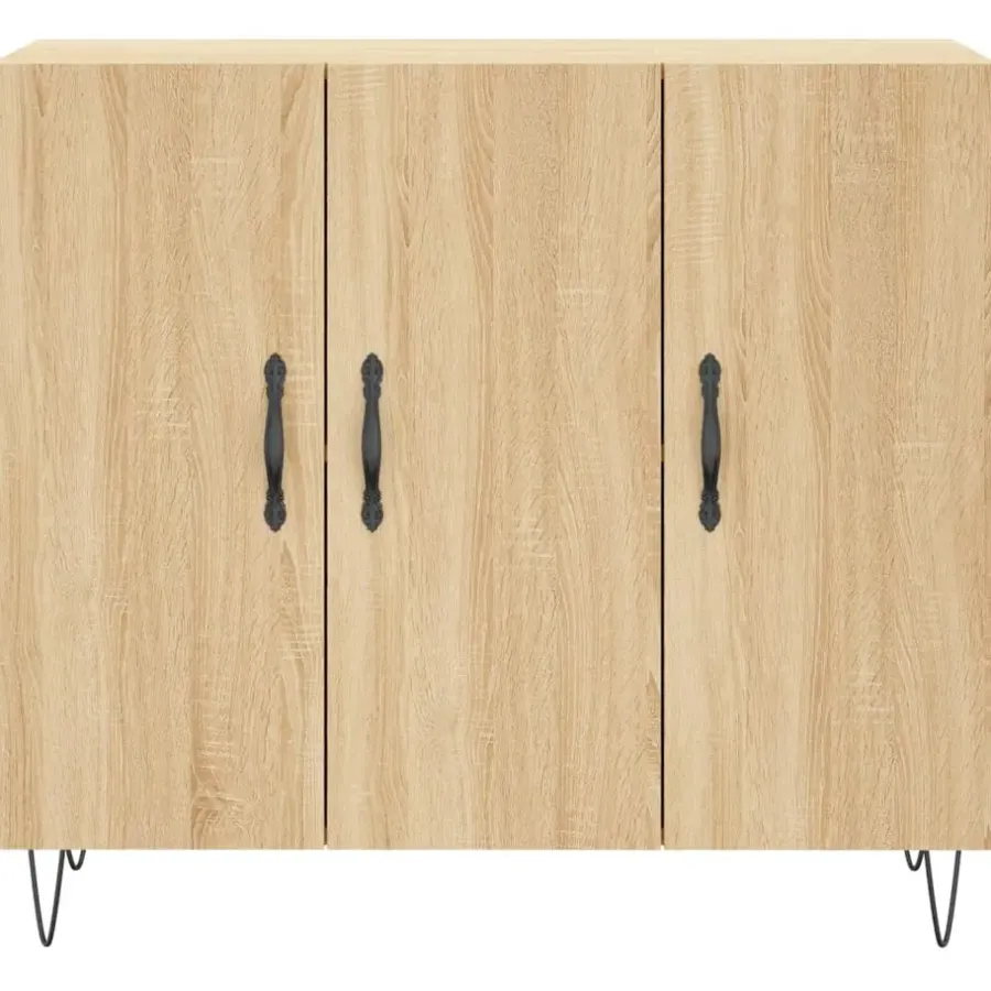 Dressoirs-vidaXL - Dressoir - Bruin - Bewerkt hout