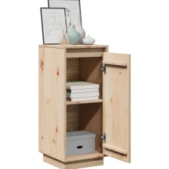 vidaXL - Dressoir - Bruin - Grenenhout - 2 stuks