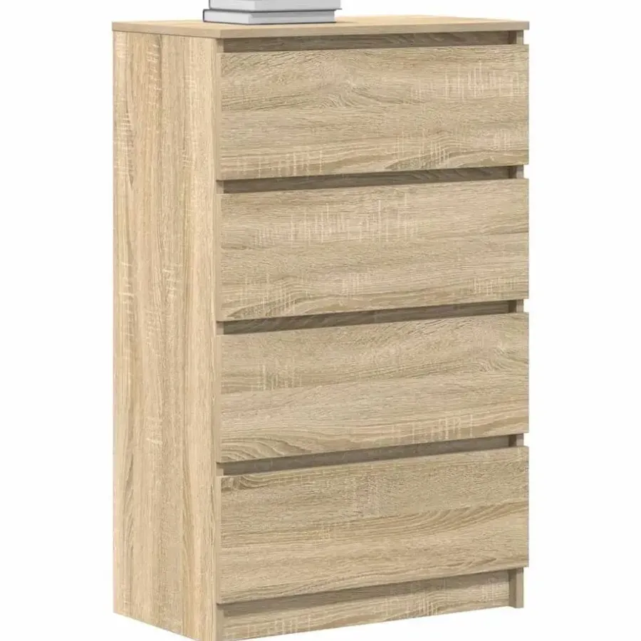 Ladekasten|Ladekasten-vidaXL - Dressoir - Bruin - Bewerkt hout