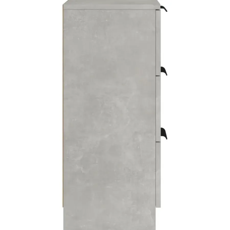 vidaXL - Dressoir - Grijs - Bewerkt hout - 2 stuks