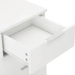 vidaXL - Dressoir - Wit - Bewerkt hout