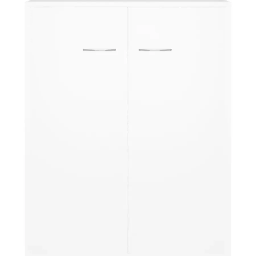 Dressoirs-vidaXL - Dressoir - Wit - Bewerkt hout