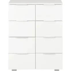Ladekasten|Ladekasten-vidaXL - Dressoir - Wit - Bewerkt hout