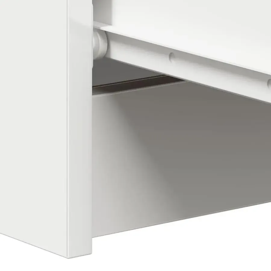 vidaXL - Dressoir - Wit - Bewerkt hout