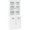 Buffetkasten-vidaXL - Dressoir - Wit - Grenenhout