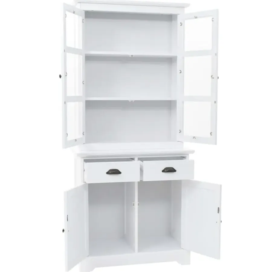 Buffetkasten-vidaXL - Dressoir - Wit - Grenenhout