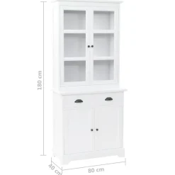 Buffetkasten-vidaXL - Dressoir - Wit - Grenenhout