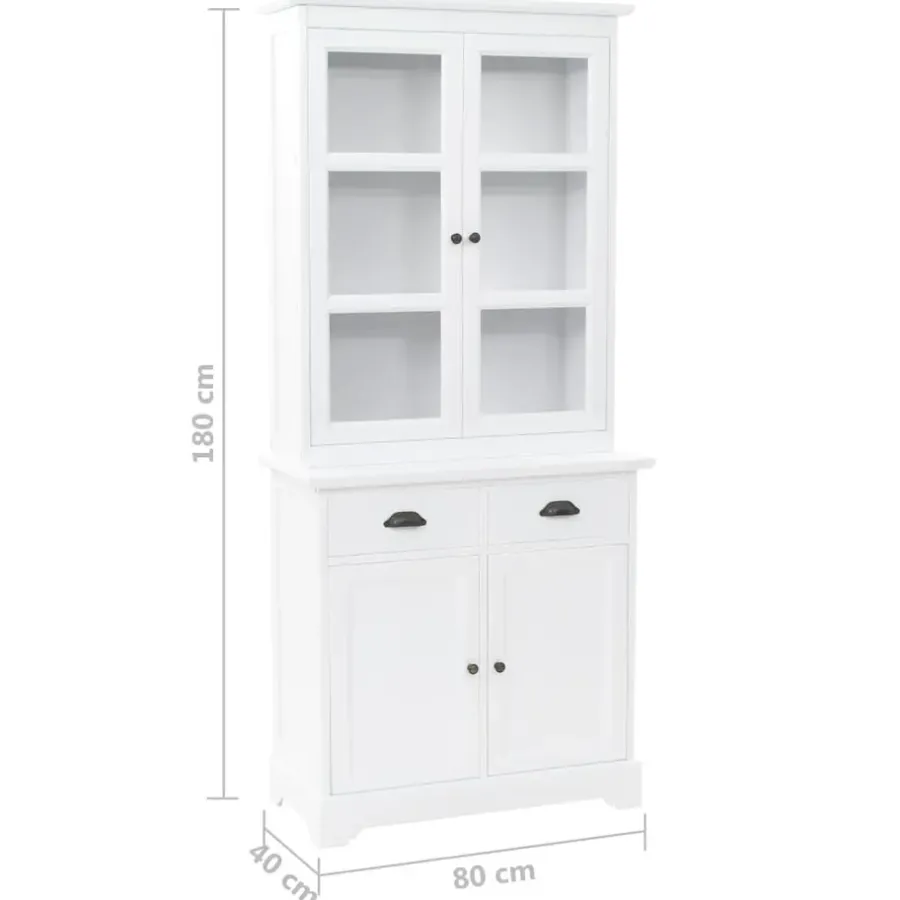 Buffetkasten-vidaXL - Dressoir - Wit - Grenenhout