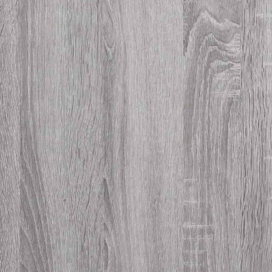 Dressoirs-vidaXL - Dressoir met 3 deuren 3 lades - Grijs sonoma eiken - Hout - 91x28x75 cm