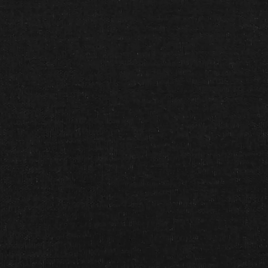 vidaXL - Eenpersoonsbed met lattenbodem - Zwart - Stof - 90x200 cm