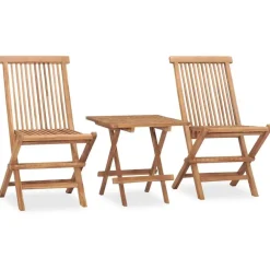 Bistro- & Balkonsets-vidaXL - Eethoek Voor Buiten - Bruin - Hout