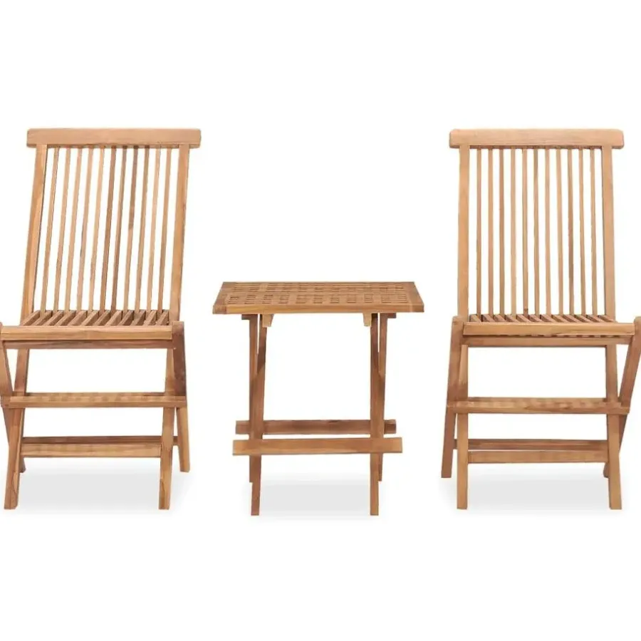 Bistro- & Balkonsets-vidaXL - Eethoek Voor Buiten - Bruin - Hout