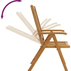 vidaXL - Eetkamerstoel - Bruin - Hout