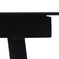 vidaXL - Eetset - Zwart - Staal