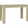 Rechthoekige Eettafels|Houten Eettafels-vidaXL - Eettafel - Bruin - Bewerkt hout