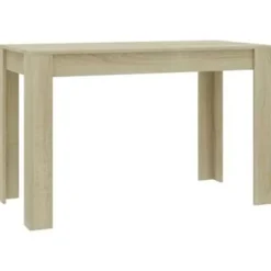 Rechthoekige Eettafels|Houten Eettafels-vidaXL - Eettafel - Bruin - Bewerkt hout