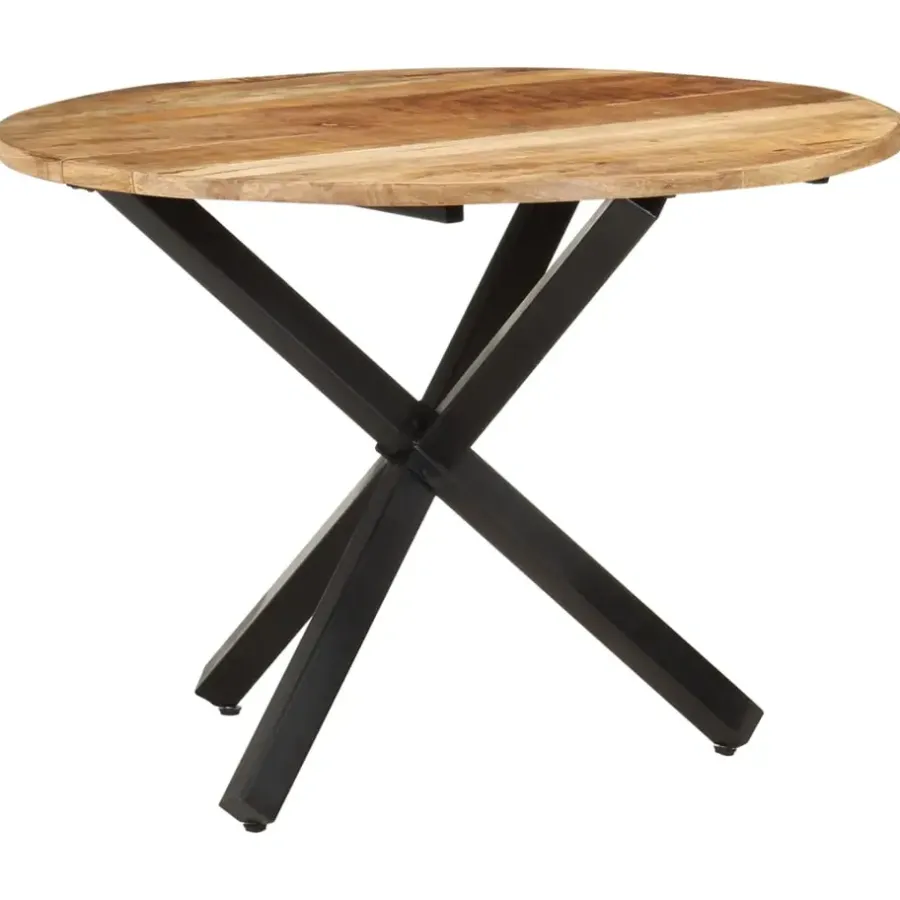 vidaXL - Eettafel - Bruin - Hout - Ø 100 x 75 cm