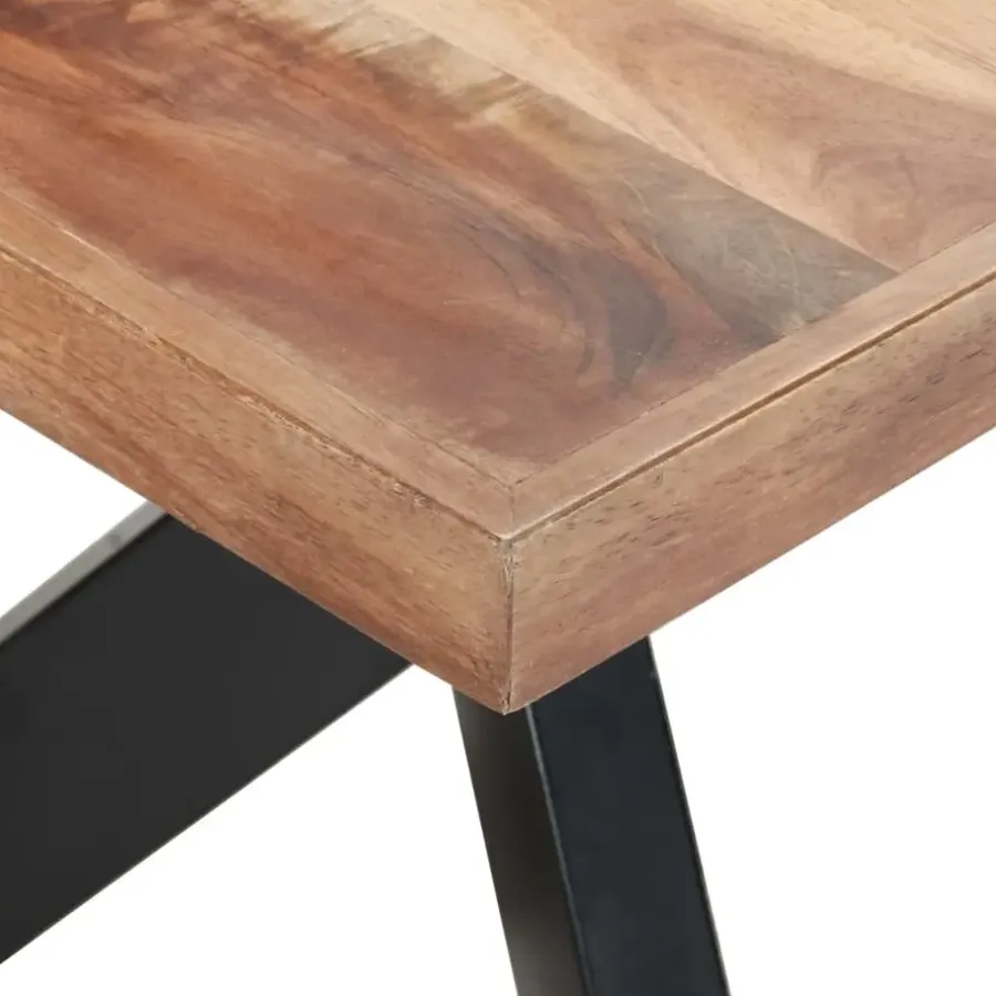 vidaXL - Eettafel - Bruin - Hout - 180 x 90 x 75 cm