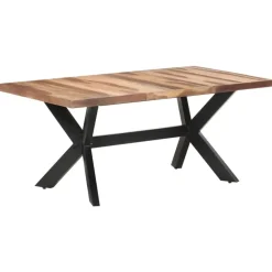 vidaXL - Eettafel - Bruin - Hout - 180 x 90 x 75 cm