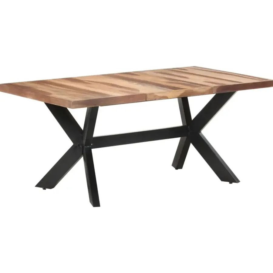 vidaXL - Eettafel - Bruin - Hout - 180 x 90 x 75 cm