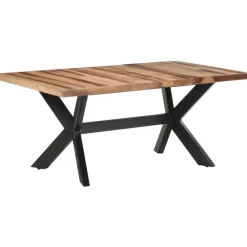 vidaXL - Eettafel - Bruin - Hout - 180 x 90 x 75 cm